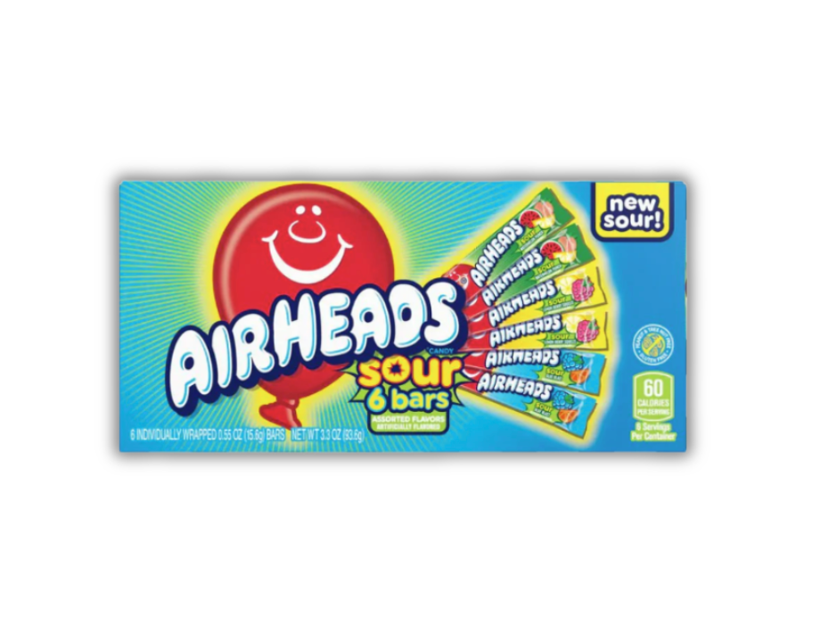 Airheads Sour 6 Bar Theatre Box