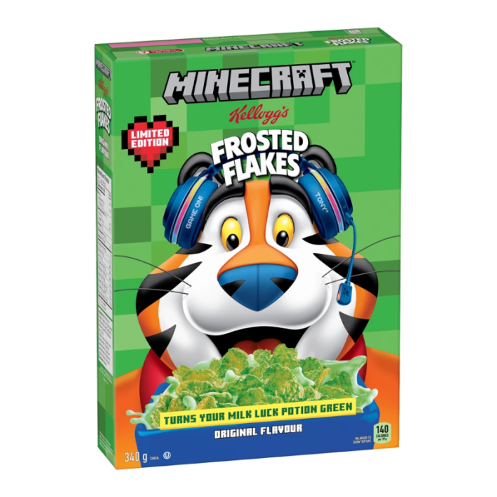 Kellogg’s Frosted Flakes Minecraft Cereal 340g
