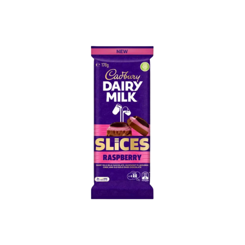Cadbury Dairy Milk Slices Raspberry (178g)
