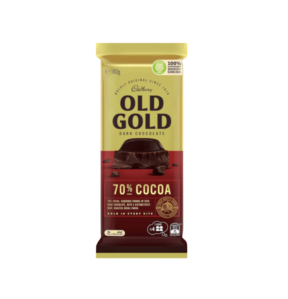 Cadbury's Old Gold 70% Cocoa (180g)
