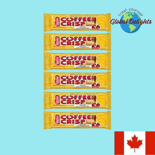 Nestlé Coffee Crisp 50g – 6 Pack (Canadian Import)