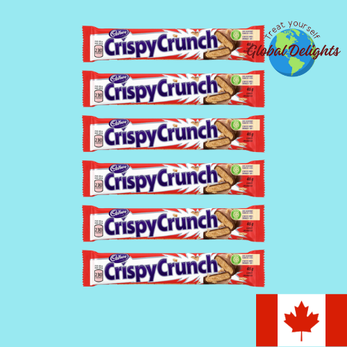 Cadbury Crispy Crunch 48g – 6 Pack (Canadian Import)