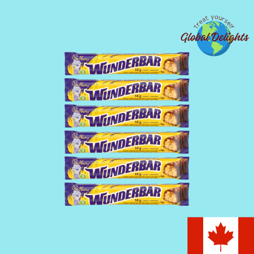 Cadbury Wunderbar 58g – 6 Pack (Canadian Import)