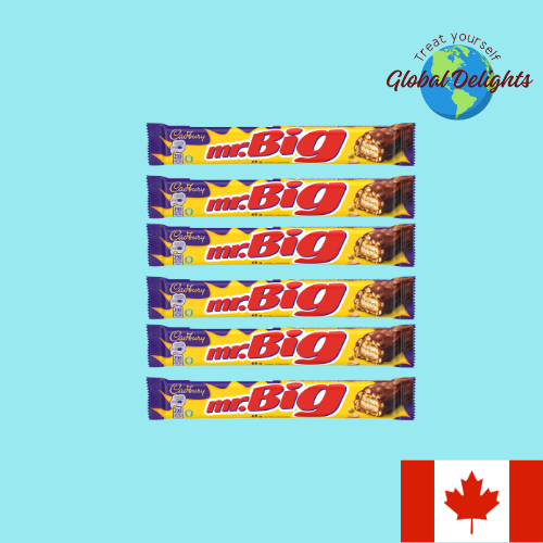 Cadbury Mr Big 60g – 6 Pack (Canadian Import)