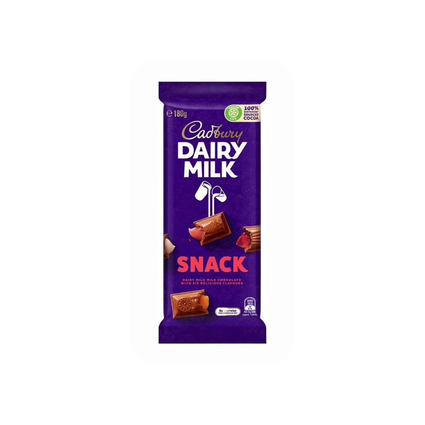 Cadbury Dairy Milk - Snack (180g)