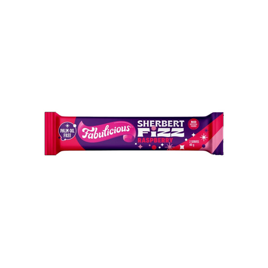 RJs Fabulicious Sherbet Fizz Raspberry (40g)